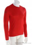 Salomon Agile L/S Tee Mens Functional Shirt, , Red, , Male, 0018-11559, 5637912335, , N1-01.jpg