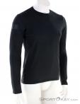 Salomon Agile L/S Tee Mens Functional Shirt, , Black, , Male, 0018-11559, 5637912462, , N1-01.jpg