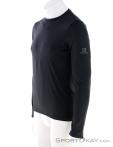 Salomon Agile L/S Tee Mens Functional Shirt, , Black, , Male, 0018-11559, 5637912462, , N1-06.jpg