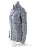 Fjällräven Snow Cardigan Womens Sweater, , Gray, , Female, 0211-10302, 5637912645, , N1-06.jpg