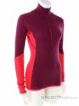 Devold Wool Mesh Half Zip Neck Womens Sweater, , Red, , Female, 0394-10009, 5637913094, , N1-01.jpg