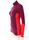 Devold Wool Mesh Half Zip Neck Womens Sweater, , Red, , Female, 0394-10009, 5637913094, , N1-06.jpg
