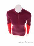 Devold Wool Mesh Half Zip Neck Womens Sweater, , Red, , Female, 0394-10009, 5637913094, , N3-03.jpg