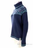 Devold Ona Woman Round Womens Sweater, , Blue, , Female, 0394-10011, 5637913104, , N1-06.jpg