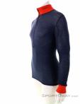 Devold Wool Mesh Half Zip Neck Mens Sweater, Devold, Bleu, , Hommes, 0394-10026, 5637913253, 7028567415221, N1-06.jpg