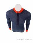 Devold Wool Mesh Half Zip Neck Mens Sweater, , Blue, , Male, 0394-10026, 5637913253, , N3-03.jpg