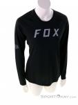 Fox Defend LS Jersey Womens Biking Shirt, Fox, Noir, , Femmes, 0236-10391, 5637915196, 191972502682, N2-02.jpg