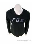 Fox Defend LS Jersey Womens Biking Shirt, Fox, Noir, , Femmes, 0236-10391, 5637915196, 191972502682, N3-03.jpg