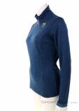 Karpos Pizzocco Half Zip Womens Sweater, , Dark-Blue, , Female, 0381-10042, 5637916720, , N1-06.jpg