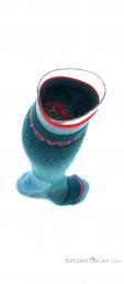 Ortovox Freeride Long Womens Ski Socks, Ortovox, Turquoise, , Femmes, 0016-11362, 5637921542, 4251422592185, N4-19.jpg
