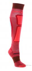 Ortovox Ski Rock'N'Wool Long Womens Ski Socks, , Pink, , Female, 0016-11364, 5637921555, , N1-01.jpg
