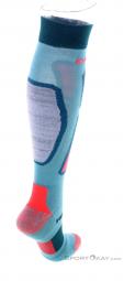 Ortovox Ski Rock'N'Wool Long Womens Ski Socks, Ortovox, Light-Blue, , Female, 0016-11364, 5637921559, 4251422592642, N2-17.jpg