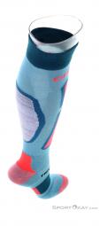 Ortovox Ski Rock'N'Wool Long Womens Ski Socks, , Light-Blue, , Female, 0016-11364, 5637921559, , N3-18.jpg
