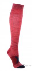 Ortovox Tour Compression Long Womens Ski Socks, , Pink, , Female, 0016-11367, 5637921568, , N1-01.jpg
