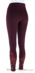 Odlo Soft Print Tights Women Running Pants, , Dark-Red, , Female, 0005-10168, 5637922363, , N1-11.jpg