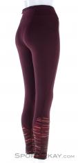 Odlo Soft Print Tights Mujer Pantalón de running, Odlo, Rojo oscuro, , Mujer, 0005-10168, 5637922363, 7613361877407, N1-16.jpg