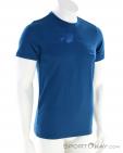 Ortovox 185 Merino Logo Spray Mens T-Shirt, Ortovox, Blue, , Male, 0016-11379, 5637923110, 4251422585040, N1-01.jpg
