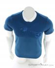 Ortovox 185 Merino Logo Spray Mens T-Shirt, , Blue, , Male, 0016-11379, 5637923110, , N3-03.jpg
