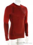Salomon Exo Motion L/S Tee Mens Functional Shirt, Salomon, Red, , Male, 0018-11560, 5637927716, 193128670443, N1-01.jpg