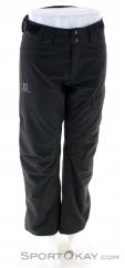 Salomon Highasard Mens Ski Pants, , Black, , Male, 0018-11604, 5637928520, , N2-02.jpg