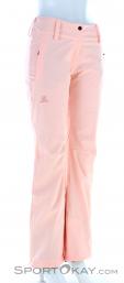 Salomon Strike Women Ski Pants, , Pink, , Female, 0018-11611, 5637929081, , N1-01.jpg
