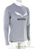 Salewa Solidlogo Dry'ton Hommes T-shirt, Salewa, Gris clair, , Hommes, 0032-11079, 5637934573, 4053866125512, N1-01.jpg