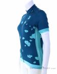 Löffler Hotbond Full Zip SS Mujer Camiseta para ciclista, Löffler, Azul, , Mujer, 0008-11006, 5637935847, 9006063865618, N1-06.jpg