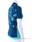 Löffler Hotbond Full Zip SS Mujer Camiseta para ciclista, Löffler, Azul, , Mujer, 0008-11006, 5637935847, 9006063865618, N1-16.jpg