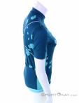 Löffler Hotbond Full Zip SS Mujer Camiseta para ciclista, Löffler, Azul, , Mujer, 0008-11006, 5637935847, 9006063865618, N2-17.jpg