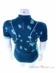 Löffler Hotbond Full Zip SS Mujer Camiseta para ciclista, Löffler, Azul, , Mujer, 0008-11006, 5637935847, 9006063865618, N3-13.jpg