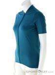 Löffler Hotbond Clear Full Zip SS Mujer Camiseta para ciclista, Löffler, Azul oscuro, , Mujer, 0008-11015, 5637935972, 9006063914316, N1-06.jpg