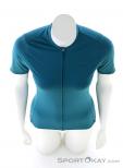 Löffler Hotbond Clear Full Zip SS Mujer Camiseta para ciclista, Löffler, Azul oscuro, , Mujer, 0008-11015, 5637935972, 9006063914316, N3-03.jpg