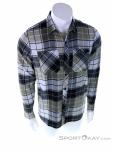 Fox Grainz Utility Flannel Mens Shirt, , Green, , Male, 0236-10591, 5637938190, , N2-02.jpg
