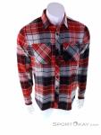 Fox Grainz Utility Flannel Mens Shirt, , Red, , Male, 0236-10591, 5637938194, , N2-02.jpg
