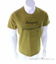 Bergans Graphic Tee Mens T-Shirt, , Olive-Dark Green, , Male, 0366-10046, 5637939686, , N2-02.jpg