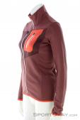 Ortovox Fleece Grid Women Fleece Jacket, , Red, , Female, 0016-11449, 5637941419, , N1-06.jpg