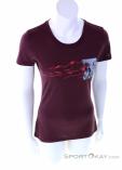 Ortovox 140 Cool Illu-Pic TS Femmes T-shirt, Ortovox, Rouge, , Femmes, 0016-11465, 5637942030, 4251422597340, N2-02.jpg