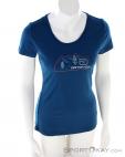 Ortovox 140 Cool Vintage Badge TS Women T-Shirt, Ortovox, Blue, , Female, 0016-11466, 5637942045, 4251422597456, N2-02.jpg