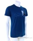 Ortovox 140 Cool Illu-Pic TS Mens T-Shirt, Ortovox, Blue, , Male, 0016-11467, 5637942068, 4251422597593, N1-01.jpg