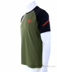 Dynafit Alpine Pro SS Mens T-Shirt, , Olive-Dark Green, , Male, 0015-11312, 5637942287, , N1-06.jpg