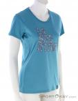 La Sportiva Pattern Women T-Shirt, , Turquoise, , Female, 0024-10673, 5637942854, , N1-01.jpg
