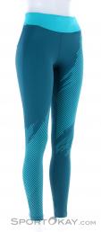 Dynafit Ultra Graphic Long Tights Women Running Pants, Dynafit, Blue, , Female, 0015-11349, 5637944642, 4053866370080, N1-01.jpg