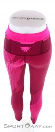 Dynafit Ultra Graphic Long Tights Women Running Pants, Dynafit, Pink, , Female, 0015-11349, 5637944653, 4053866250573, N3-13.jpg