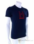 Millet Trilogy Wool Stripes SS Caballeros T-Shirt, Millet, Azul oscuro, , Hombre, 0316-10217, 5637949270, 3515720027376, N1-01.jpg