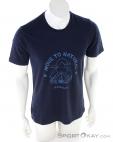 Icebreaker Tech Lite II SS Tee Canopy Camper Hommes T-shirt, Icebreaker, Bleu, , Hommes, 0011-10425, 5637949309, 195440581742, N2-02.jpg