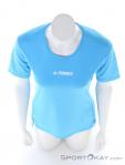 adidas Terrex MT Tee Women T-Shirt, , Blue, , Female, 0359-10152, 5637950602, , N3-03.jpg