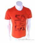 Salewa Print Dry'Ton Hommes T-shirt, , Orange, , Hommes, 0032-11088, 5637950957, , N2-02.jpg