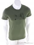Millet Captain TS Hommes T-shirt, Millet, Vert foncé olive, , Hommes, 0316-10233, 5637954269, 3515720030314, N2-02.jpg