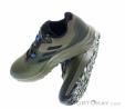 adidas Terrex Two Flow Mens Trail Running Shoes, , Olive-Dark Green, , Male, 0359-10195, 5637954472, , N3-08.jpg