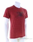 Scott Defined Merino SS Mens T-Shirt, , Red, , Male, 0023-12198, 5637955620, , N1-01.jpg